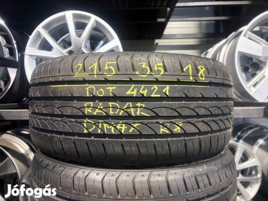 215/35 r18 Radar Új nyárigumi 4db eladó 215/35r18 garnitúra