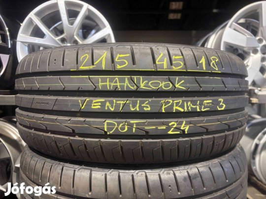215/45 r18 Hankook 2024 Új nyárigumi 4db eladó 215/45r18 garnitúra