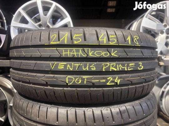215/45 r18 Hankook 2024 Új nyárigumi 4db eladó 215/45r18 garnitúra