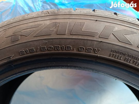 215/50R18 nyári gumi alig használt