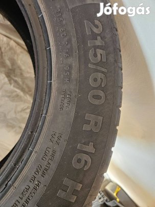 215/60 r16 H nyári gumi eladó continental