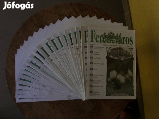 21 db retró Ferencváros kerületi lap