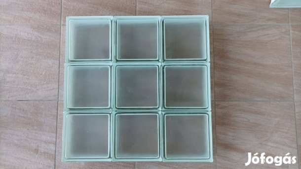 21 db üvegtégla üveg tégla 20x20