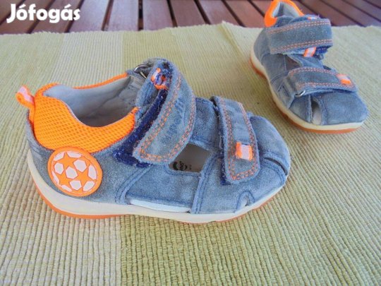 21-es Superfit kívül-belül bőr, 2 tépőzáras fiú szandálcipő 21