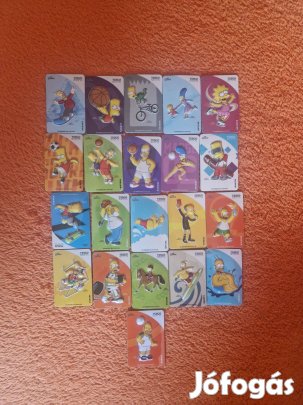 21db Simpson család hűtőmágnes