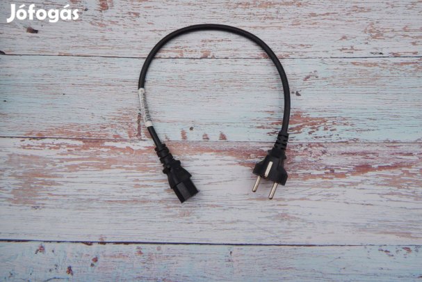 220V-os hálózati tápkábel számítógéphez monitorhoz 50cm