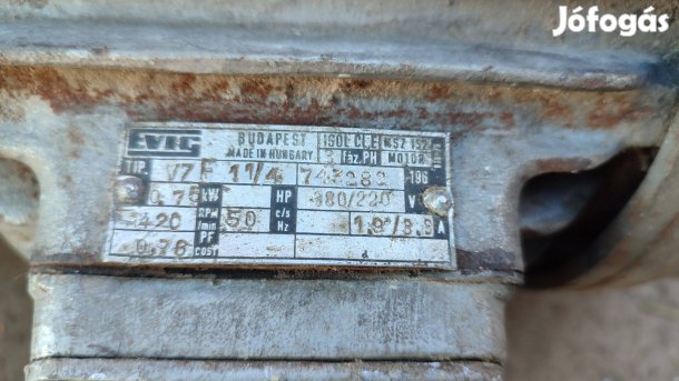 220/380 v villanymotor