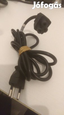 220 V-os laptop tápkábel, 3 ágú svájci csatlakozós