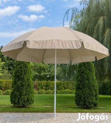 220 cm üvegszálas prémium UV állóbb napernyő bézs színű  Monivel