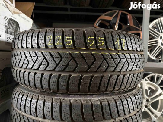 225/55 r17 Pirelli téligumi szett 4db eladó 225/55r17 garnitúra