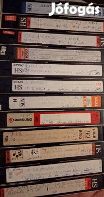 22 db. vegyes videokazetta eladó