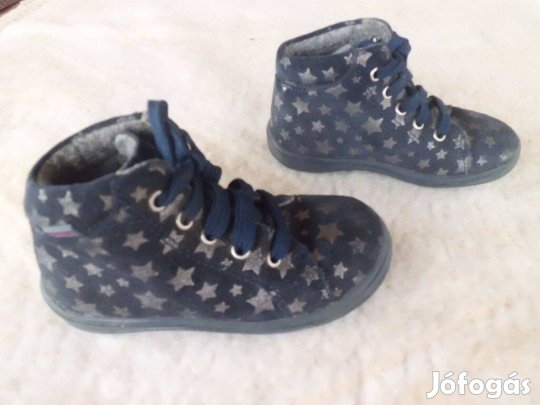 22-es Richter polár bélésű bőr kislány cipő 22