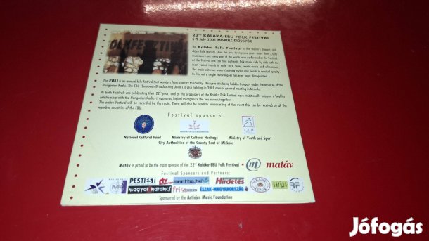 22nd Kaláka Ebu Folk Festival Promo Cd 2001