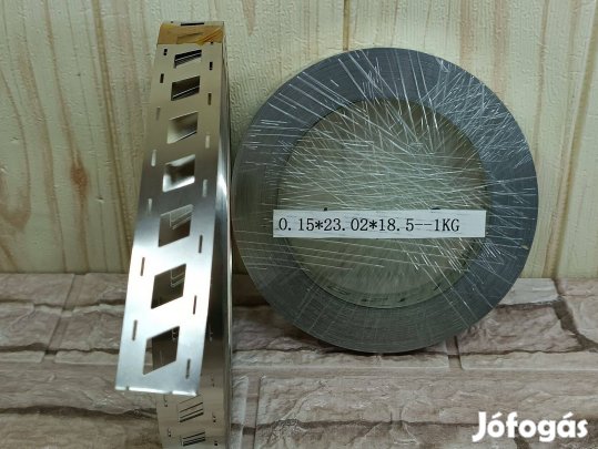 23.02x18.5x0,15 mm 2P Ferde nikkelezett acéllemez 18650 akkumulátorhoz