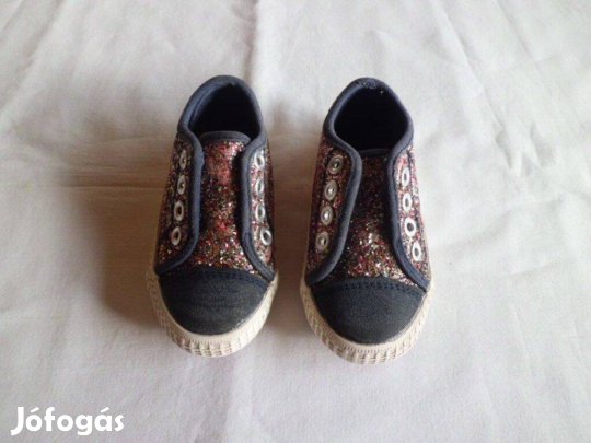 23-as Angel csillámos vagány lány vászon cipő dorkó