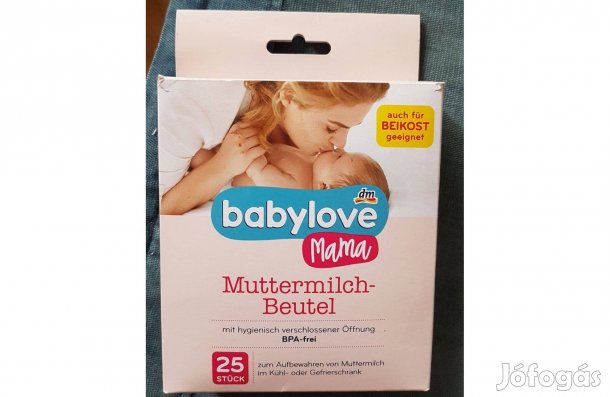 23 db DM-es anyatejtároló zacskó anyatejgyűjtő anyatej