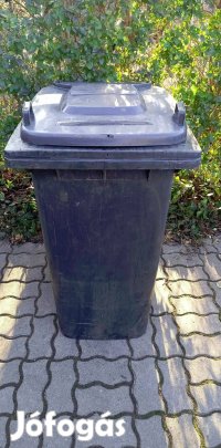 240 literes kommunális konténer kuka hulladék gyűjtő tároló szemetes