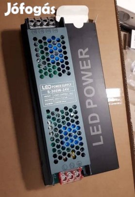 24V 300W vékony LED moduláris tápegység 300W LED szalaghoz alu házas