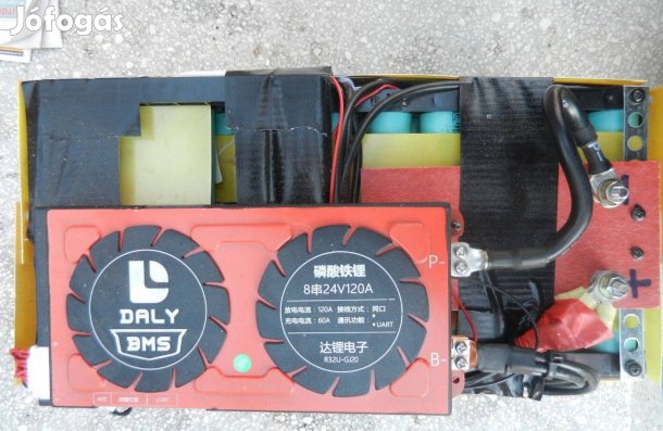 24V 72AH Lifepo4 akkumulátor. Házi készítésű