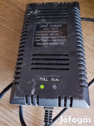 24 V elektromos robogó kerékpár töltő, hibátlan tesztelt