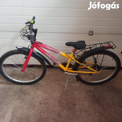 24"-es méretű, használt, gyerekbicikli eladó