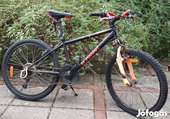 24"-os kerékpár Rockrider 500 MMXIV fekete-narancs - Mór - decathlon