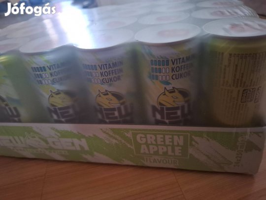 24 darab Hell new gen zöldalmás ital