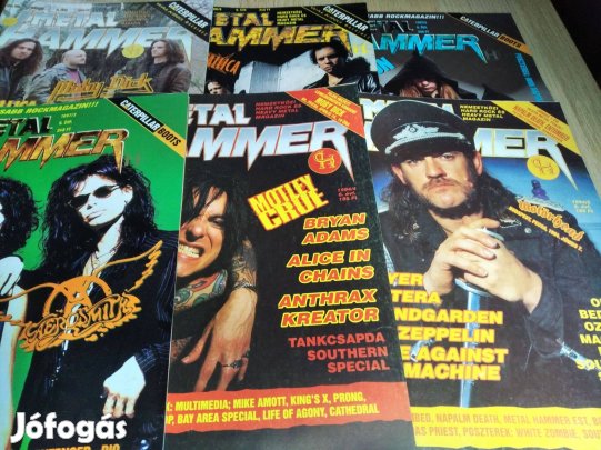 24 db régi Metal Hammer újság (Egyben 5000 Ft)