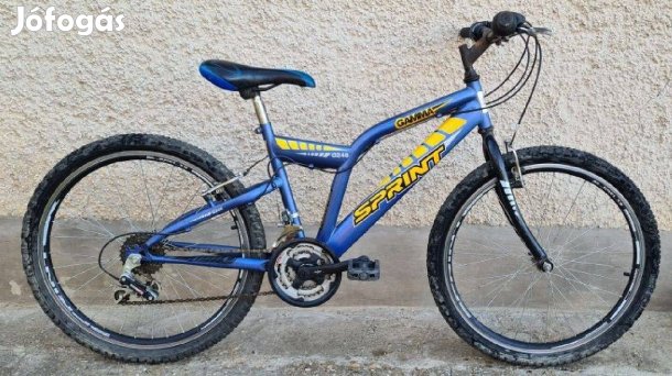 24-es 18sp kék Sprint (Gamma) mountain bike - MTB