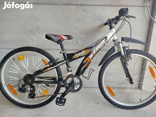 24-es alumínium vázas Gyermek kerékpár