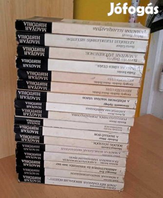 24 kötetes Magyar História sorozat könyvcsomag