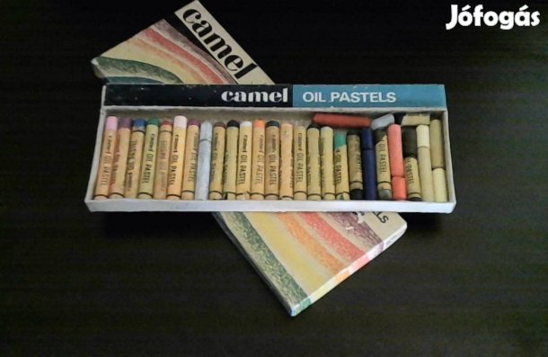 24 színű Camel zsírkréta pasztellkréta készlet