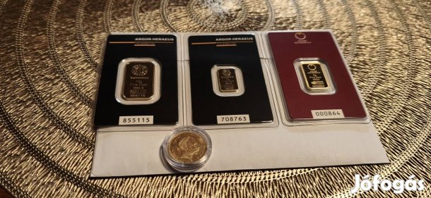 24k arany lapka 2 grammos eladó. Új.