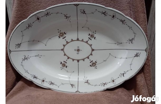 2500/126 Hatalmas kézzel festett antik szecessziós Fischer & Mieg húso