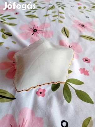 2500/40 Aquincum porcelán falevél alakú bonbonier