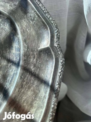 252g | 19. Századi antik ezüst tál