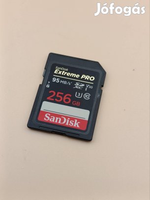 256GB Tesztelt! Sandisk Extreme Pro SD memóriakártya Sdxc 95MB/s