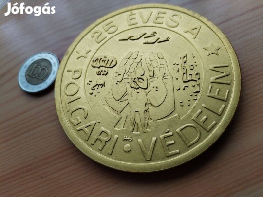 25 éves a Polgári Védelem jubileumi plakett