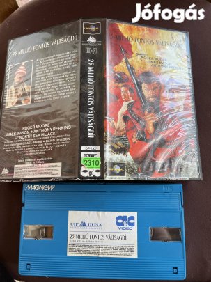 25 millió fontos váltságdíj kaland vhs 