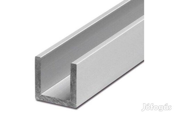 25x25x25x2mm 6m Alumínium "U",eladó, új, számlával. Almgsi0, 5/F22/2