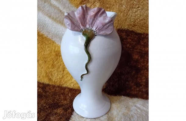 2601/11 Gingko leveles kerámia váza