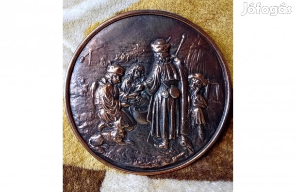 2601/16 Fém falikép - Kondér körül