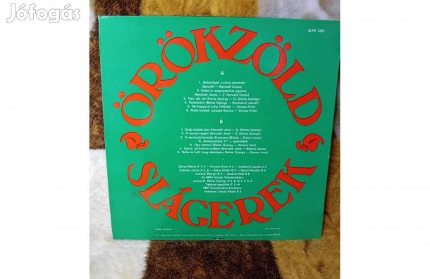 2601/41 Örökzöld slágerek Slpx 7263 - bakelit lemez