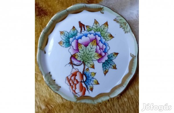 2602/6 Herendi porcelán Viktória mintás gyúrútartó tálka