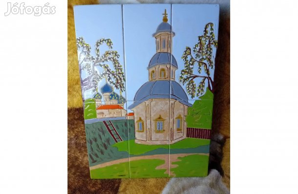 2604/10 Csempekép - templom