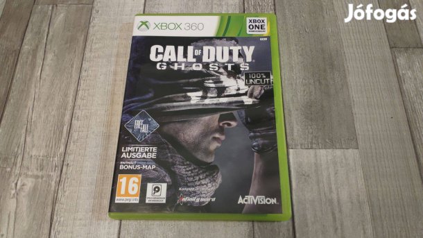 26.01 Xbox 360 Játék: Call Of Duty Ghosts - Német Gyári