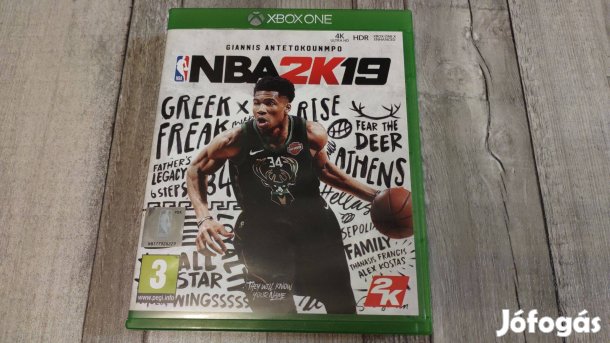 26.01.Xbox One(S/X)-Series X NBA 2K19 gyári lemez