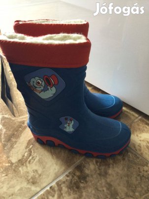26/27 új bélelt gumicsizma