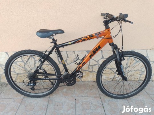 26-os KTM aluvázas teleszkópos kerékpár bicikli. 