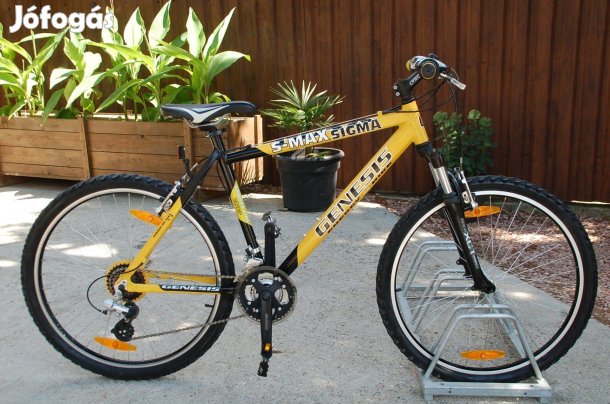 26-os, Genesis Sigma S-Max alu, mtb kerékpár. Garanciával, menetkészen